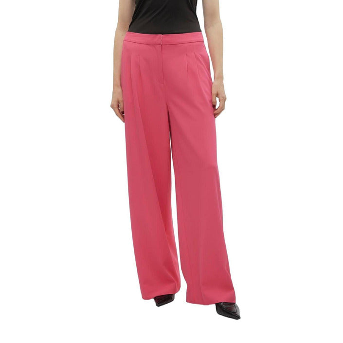 Vero Moda Fuchsia Pink Wide Leg Suit Pants