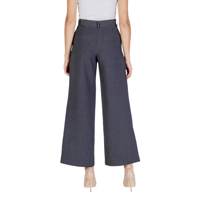 JDY Minimalist Grey Wide Leg Suit Pants