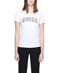 Guess Logo Pure Cotton T-Shirt - Black