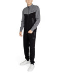 EA7 By Emporio Armani Logo Athleisure Cotton-Rich Performance Tracksuit