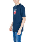 Tommy Hilfiger Jeans Logo 100% Cotton T-Shirt - blue 