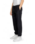 Armani Exchange Minimalist Black Athleisure Sweatpants