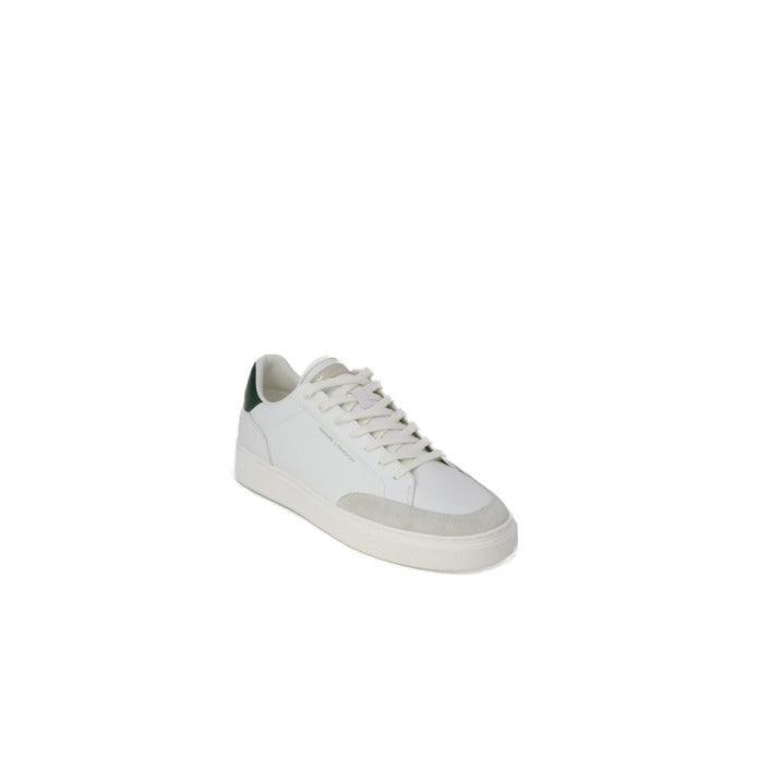 Crime London Logo Leather Low Top Lace-Up Sneakers