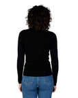 Calvin Klein Jeans Logo Black Turtleneck Knit Sweater