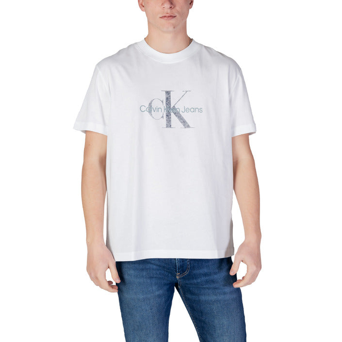 Calvin Klein Jeans Logo Crewneck T-Shirt 100% Cotton