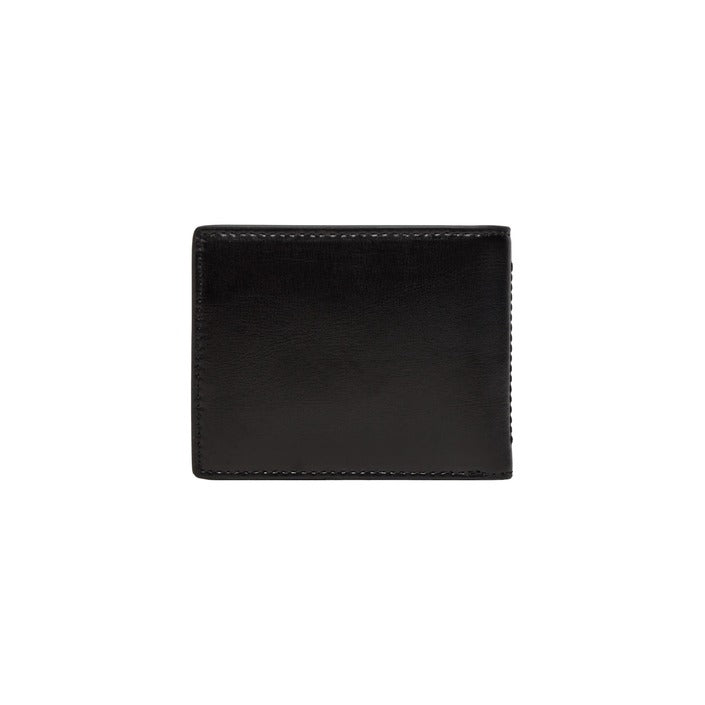 Calvin Klein Logo Genuine Leather Black Wallet