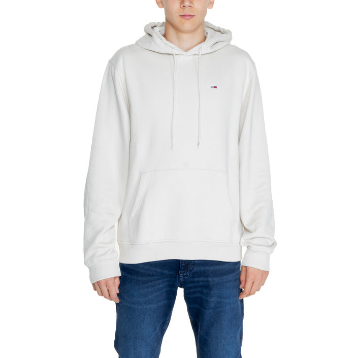 Tommy Hilfiger Logo Hooded Pullover Cotton-Blend