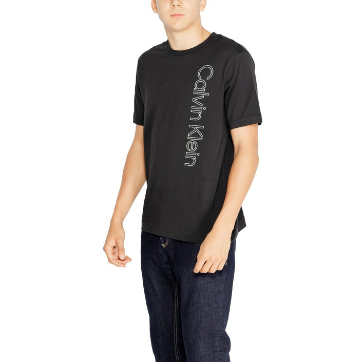 Calvin Klein Sport Logo Athleisure 100% Cotton Crewneck T-Shirt