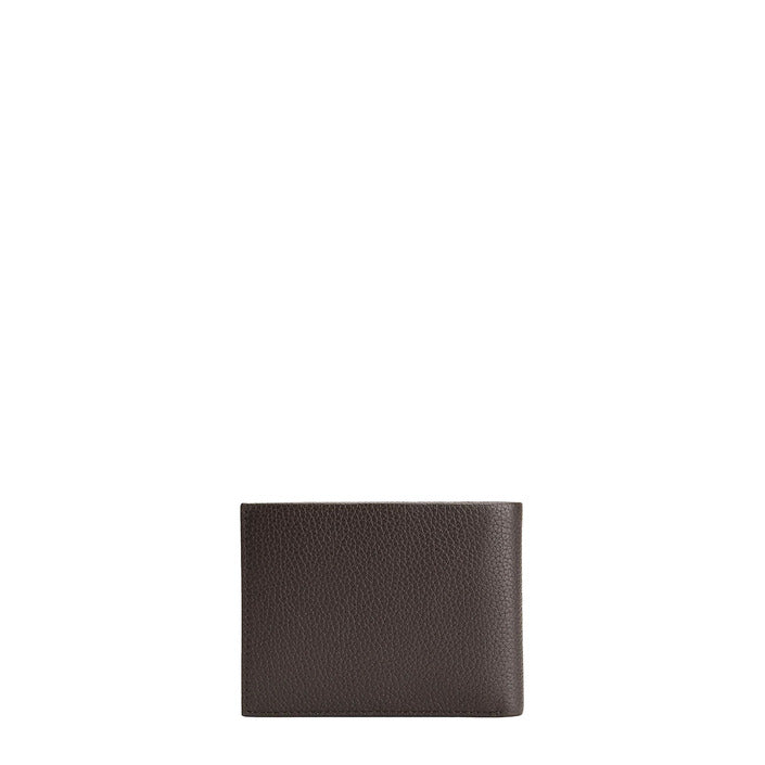 Calvin Klein Logo Genuine Leather Brown Wallet