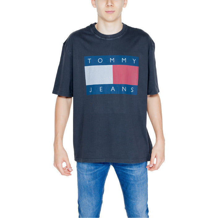 Tommy Hilfiger Jeans Logo 100% Cotton T-Shirt - black