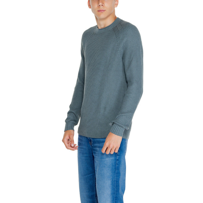 Calvin Klein Jeans Minimalist Ribbed Organic Cotton Knit Sweater