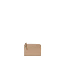 Furla Logo Genuine Leather Slim Clutch Purse