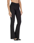 Sandro Ferrone Minimalist High Waist Boot Cut Suit Pants