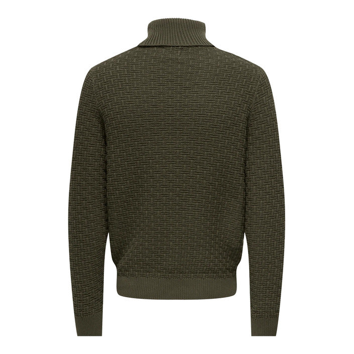 Only & Sons Minimalist Turtleneck 100% Cotton Sweater