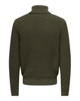 Only & Sons Minimalist Turtleneck 100% Cotton Sweater