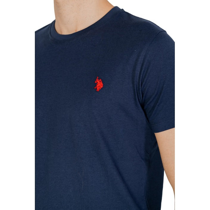 U.S. Polo Assn. Logo Pure Cotton T-Shirt - Blue