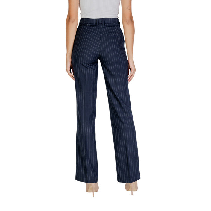 Morgan De Toi Hight Waist Striped Boot Cut Suit Pants