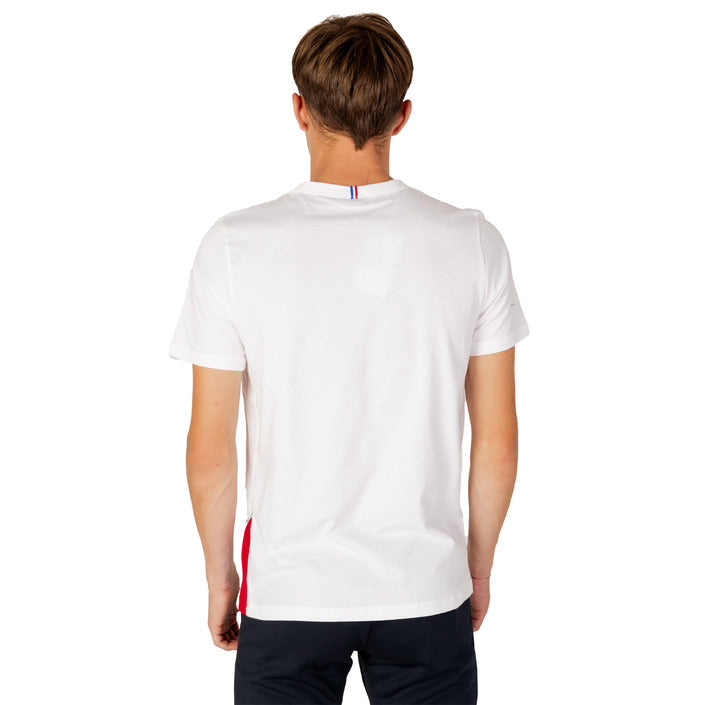 Le Coq Sportif Logo Athleisure Pure Cotton T-Shirt - White