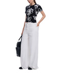 Desigual Floral Short Sleeve Cropped Top