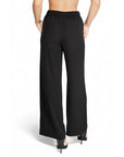 Rinascimento High Waist Black Wide Leg Suit Pants