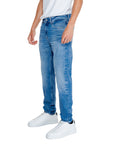 Calvin Klein Jeans Logo Light Wash Straight Leg Fit Jeans