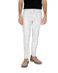 Antony Morato Logo Straight Leg Fit White Chinos