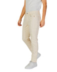 Jeckerson Logo Off White Skinny Chinos