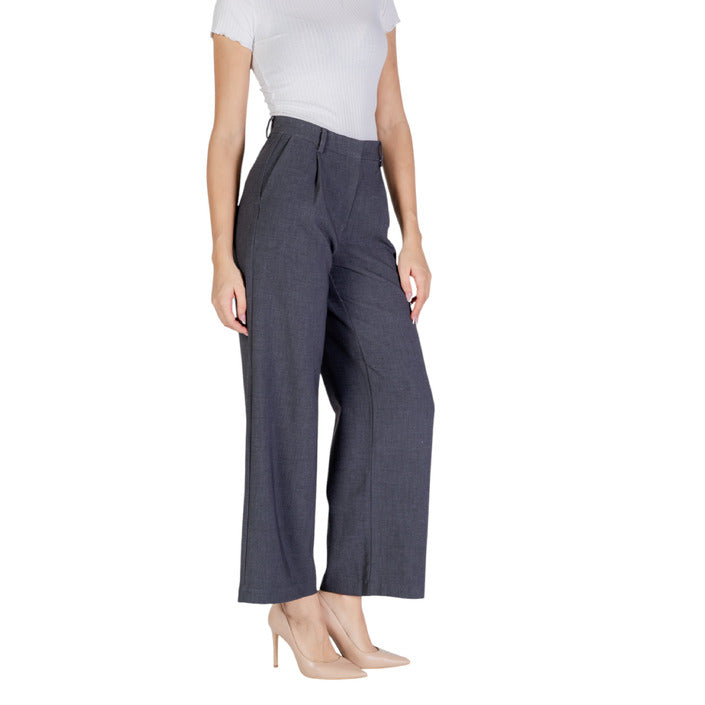 JDY Minimalist Grey Wide Leg Suit Pants