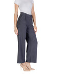 JDY Minimalist Grey Wide Leg Suit Pants