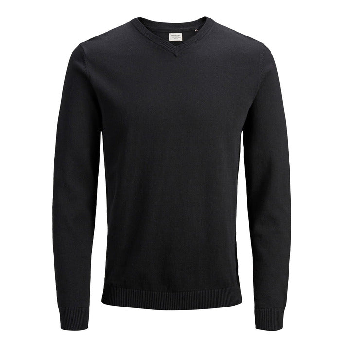 Jack & Jones Minimalist 100% Cotton Sweater - black