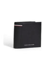 Tommy Hilfiger Logo Genuine Leather Black Wallet