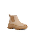 Timberland Minimalist Suede Leather Nude Cream Chelsea Boots