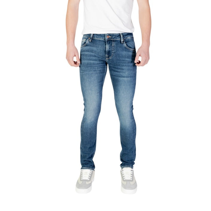 Guess Logo Medium Wash Super Skinny Jeans