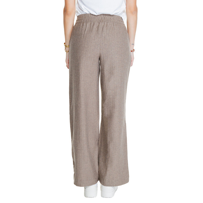 JDY Minimalist Wide Leg Pants Cotton-Blend