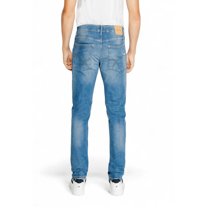 Gas Logo Light Wash Slim Fit Jeans