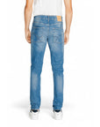 Gas Logo Light Wash Slim Fit Jeans