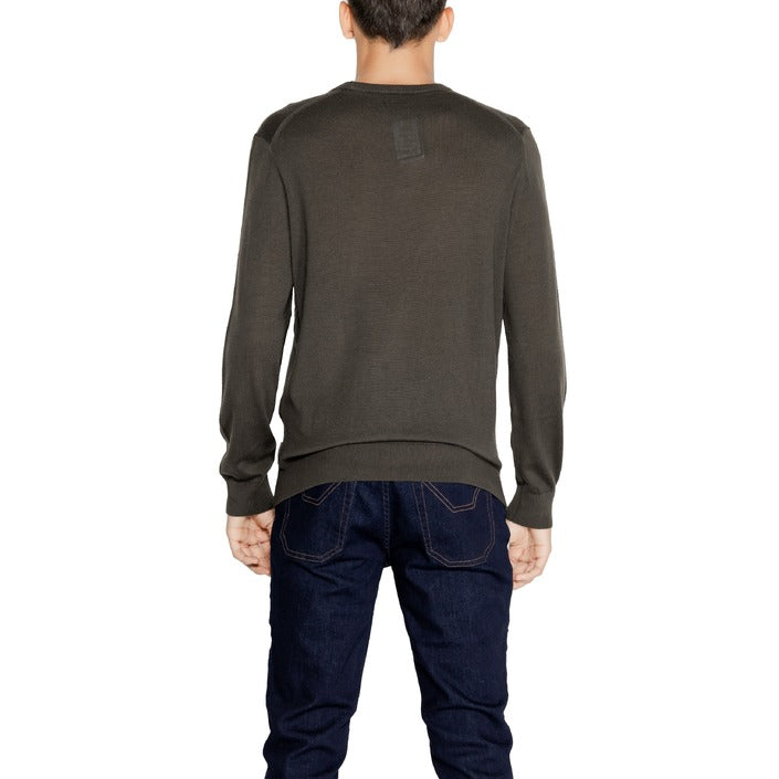 Armani Exchange Minimalist Wool-Blend Knit Sweater 