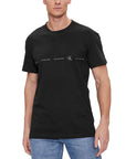Calvin Klein Jeans Logo Panel Organic Cotton T-Shirt - black 