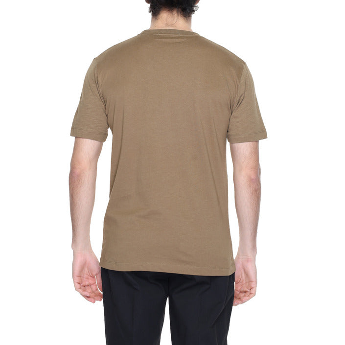Hamaki-Ho Minimalist Pure Cotton T-Shirt - brown
