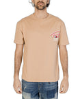 Tommy Hilfiger Jeans Logo Organic Cotton Blend T-Shirt - beige