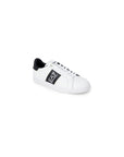 EA7 By Emporio Armani Logo Genuine Leather Lace-Up Low Top Sneakers