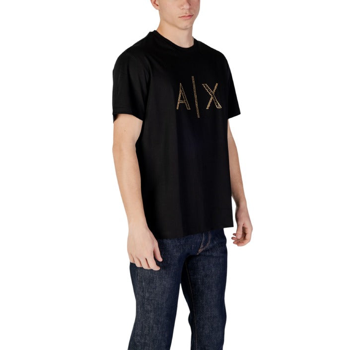 Armani Exchange Logo 100% Cotton Crewneck T-Shirt