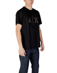 Armani Exchange Logo 100% Cotton Crewneck T-Shirt