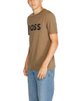 Boss Logo 100% Cotton Crewneck T-Shirt