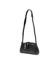 Furla Minimalist Genuine Leather Black Shoulder Bag