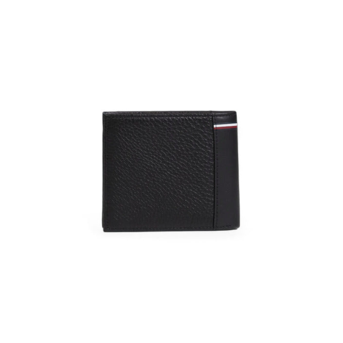 Tommy Hilfiger Logo Genuine Leather Black Wallet