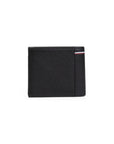 Tommy Hilfiger Logo Genuine Leather Black Wallet