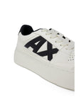 Armani Exchange Logo Ultra Chunky Sole Leather Low Top Lace Up Sneakers
