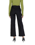 Street One High Waist Black Wide Leg Suit Pants