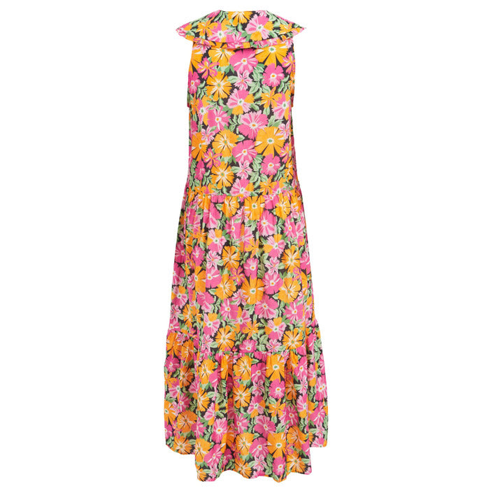 Vila Clothes Summer Floral Midi Dress